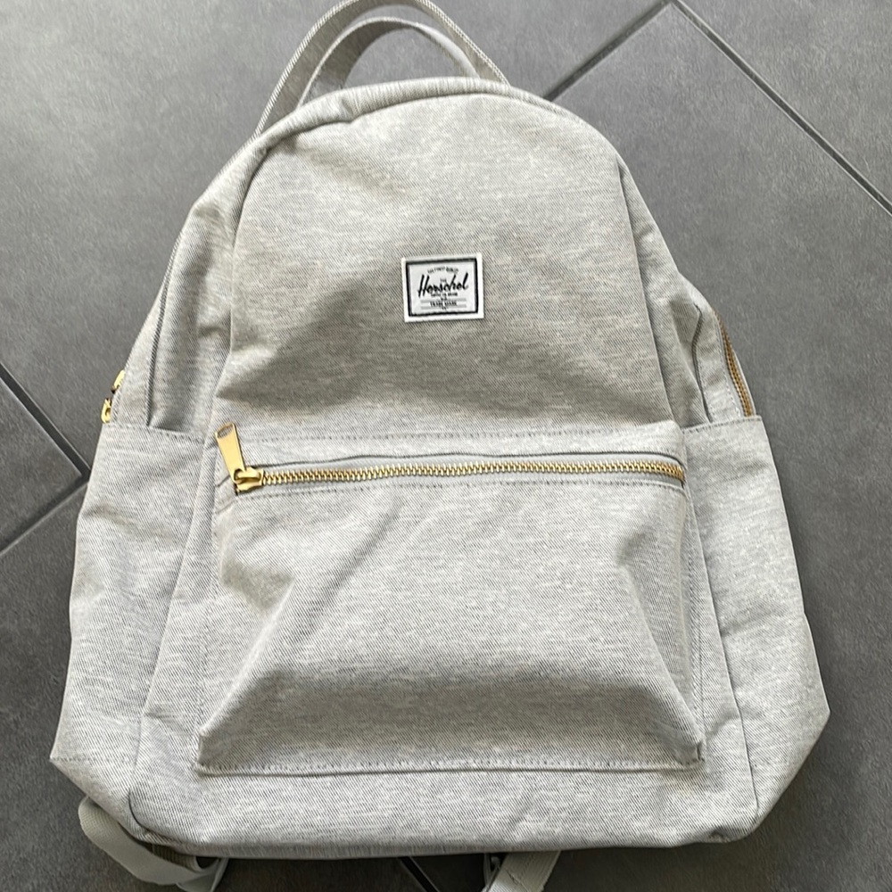 Herschel backpack, never used Supply Nova mid volume / light grey crosshatch